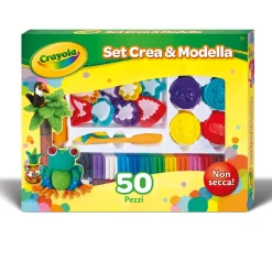 Set Plastilina Crea&Modella 50 Pezzi Crayola