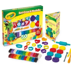 Set Plastilina Crea&Modella 50 Pezzi Crayola
