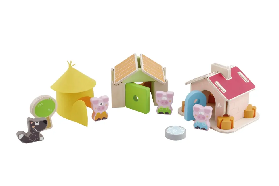 Sevi Set Costruzioni "I Tre Porcellini" (36 Pz)
