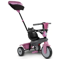 Smartrike Vanilla 4 In 1 Triciclo Per Bambini Dai 15 Mesi Con Maniglione Direzionale Touch Steering E Equipaggiamento Di Sicurezza Rosa