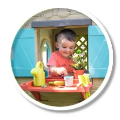 Smoby Garden House Con Accessori Per Il Giardinaggio, 7600810405