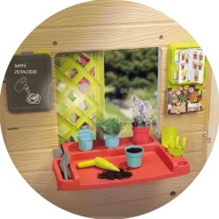 Smoby Garden House Con Accessori Per Il Giardinaggio, 7600810405
