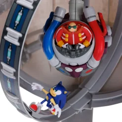 Sonic Death Egg Playset, Set Da Gioco Con 2 Personaggi E Accessori. Sconfiggi Con Sonic Il Malvagio Robotnik!