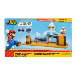 Super Mario Playset Ponte Dell'Airship Di Bowser Compatibile Con Gli Altri Payset Nintendo