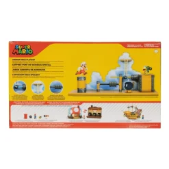 Super Mario Playset Ponte Dell'Airship Di Bowser Compatibile Con Gli Altri Payset Nintendo