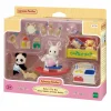 Sylvanian Families Personaggi Collezionabili -Scatola Dei Giochi Per Bebe Bebe Coniglio Neve E Bebe Panda
