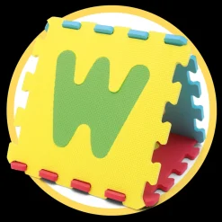 Tappeto Puzzle Lettere 9Pz