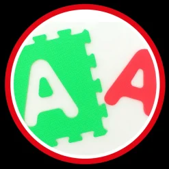 Tappeto Puzzle Lettere 9Pz