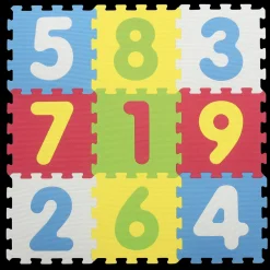 Tappeto Puzzle Numeri 9Pz