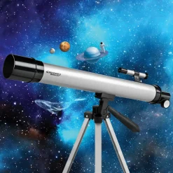 Telescopio Con Treppiedi E Obiettivi Intercambiabili