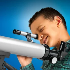 Telescopio Con Treppiedi E Obiettivi Intercambiabili