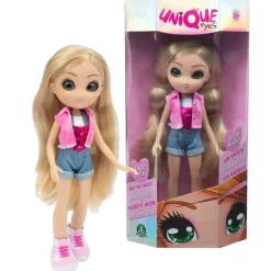 Unique Eyes Bambola Articolata 25 Cm, Con Occhi Grandi Magici E Profondi, Segue Il Tuo Sguardo, Amy Fashion Doll