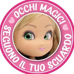 Unique Eyes Bambola Articolata 25 Cm, Con Occhi Grandi Magici E Profondi, Segue Il Tuo Sguardo, Rebecca Fashion Doll