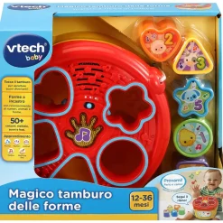 Vtech Il Magico Tamburo Delle Forme Musicale E Luminoso Per Imparare Le Forme