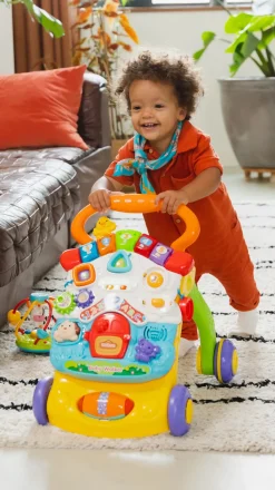 Vtech Un Super Primipassi Parlante 2 In 1 Con Tavolo Attivita Rimovibile Per Fare Il Pieno Di Scoperte!