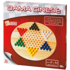 Zig Zag Classica Dama Cinese In Legno